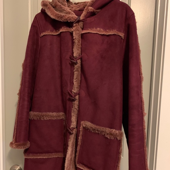 Plum Winter Coat - Picture 2 of 6
